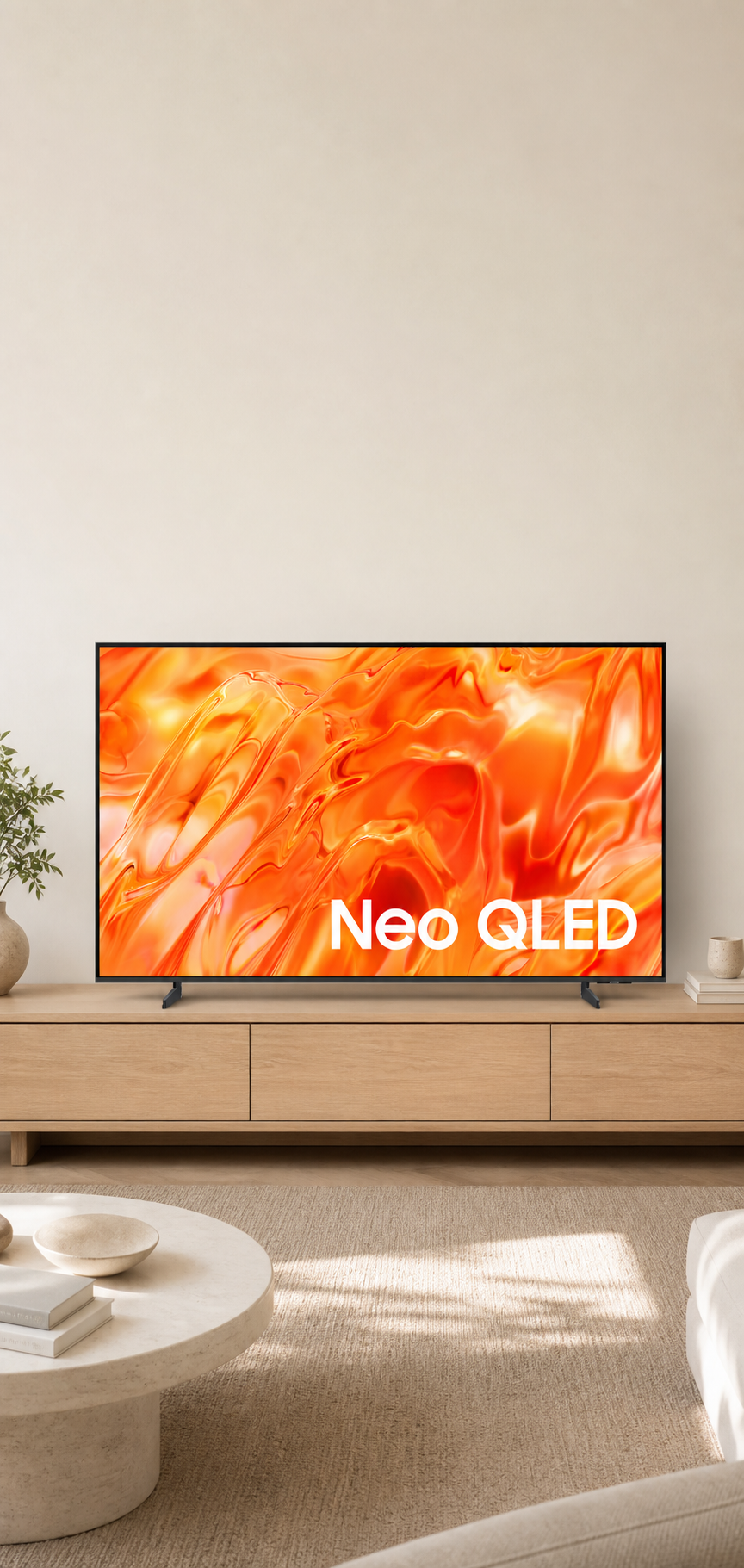 Chọn TV cho phòng khách: bắt đầu từ không gian